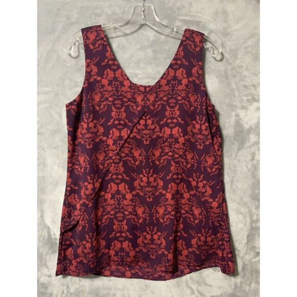 Cabi Shirt Womens Small Purple Red Cameo Sleeveless Tank Top Layered Y2K Whimsy - Picture 4 of 16